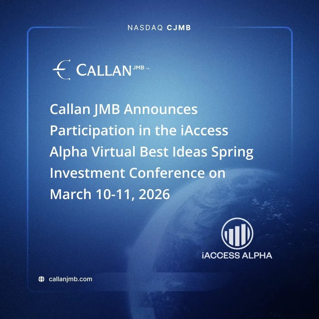 Callan JMB Announces Participation in the iAccess Alpha Virtual Best Ideas Spring Investment Conference on March 10-11, 2026