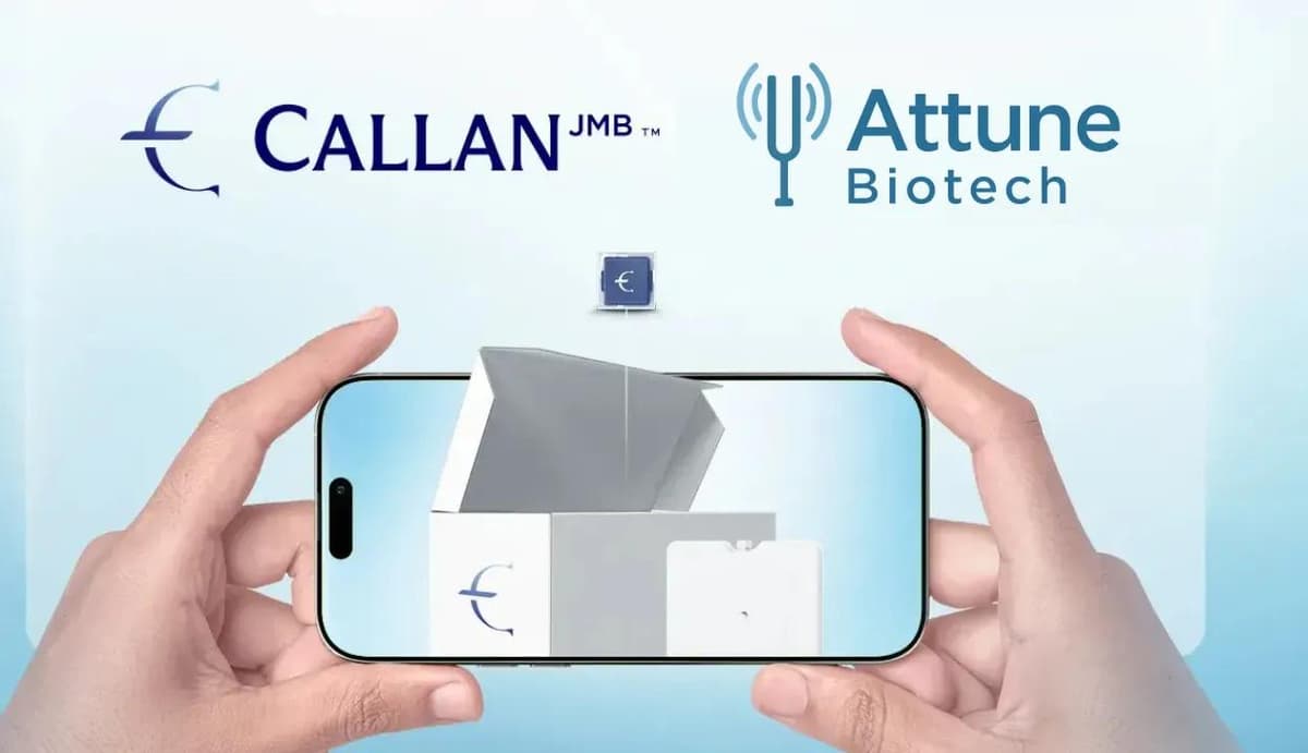 Callan JMB Signs Manufacturing Oversight, Federal Deployment, and Commercialization Agreement of Multi-Asset Therapeutic Pipeline with Attune for Approximately $50 to $75 Million in Total Revenue.